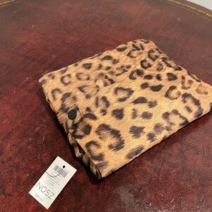 Leopard Print Folded poncho!